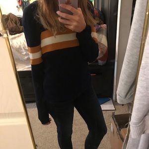 Cozy navy blue sweater